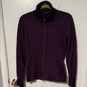 Women's Purple zip-up sweatshirt